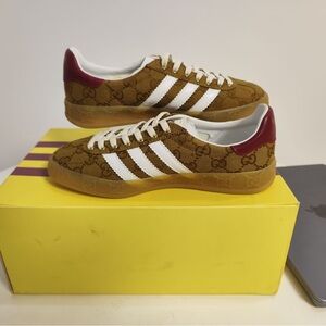 Gucci Brown and White Men's Sneakers